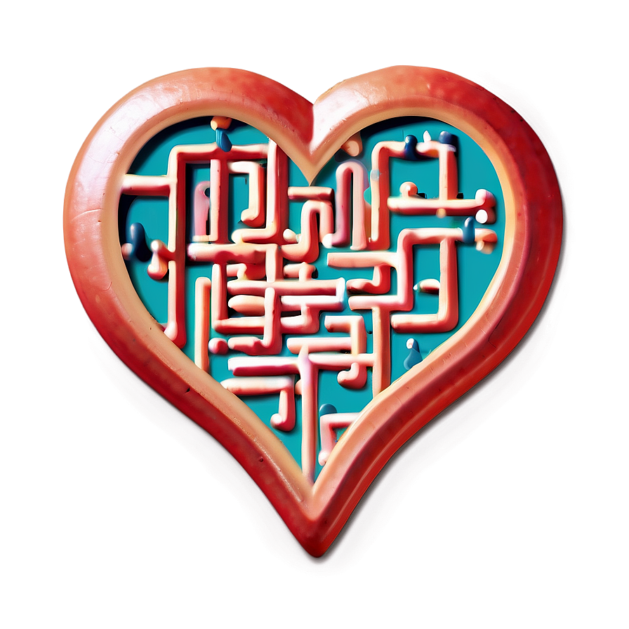 Heart Maze Puzzle Png 8