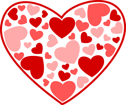 Heart Pattern Valentine Graphic