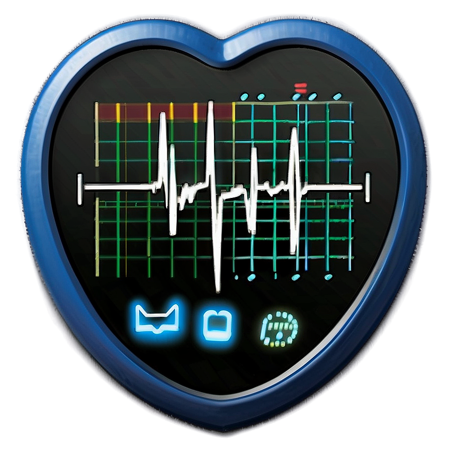 Heart Pulse Monitor Png Alg