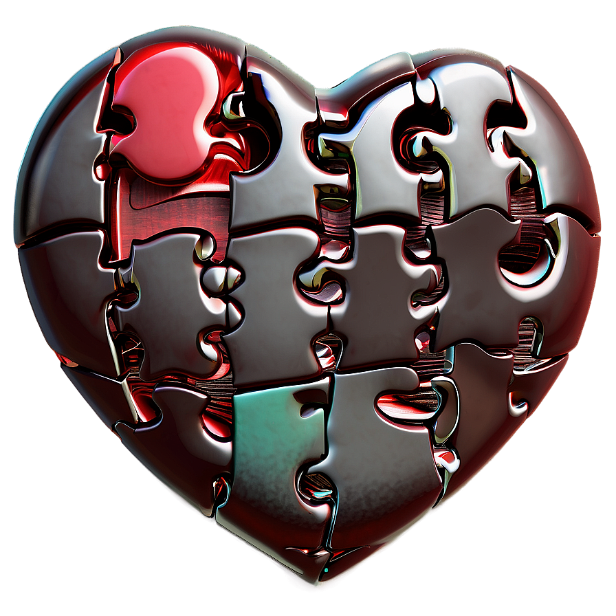 Heart Puzzle Piece Drawing Png Sti25