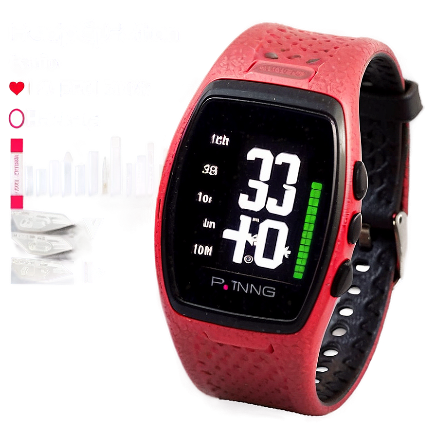 Heart Rate Monitor Watch Png 05212024