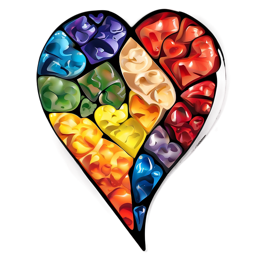 Heart-shaped Art Palette Png Hcm