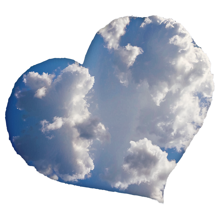 Heart Shaped Cloud Png Nms23