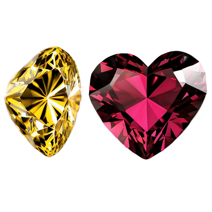 Heart Shaped Diamond Png Npg