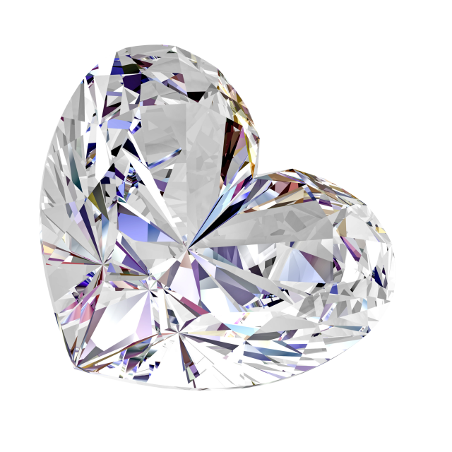 Heart Shaped Diamond Sparkle