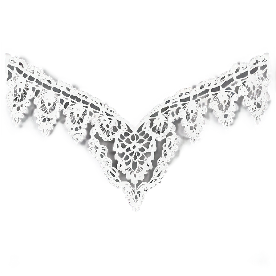 Heart-shaped Doily Png 06122024