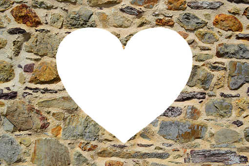 Heart Shaped Opening Stone Wall