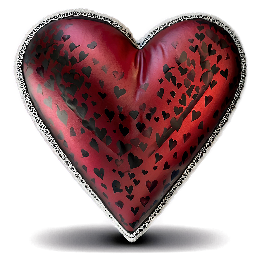 Heart Shaped Pillow Png 32