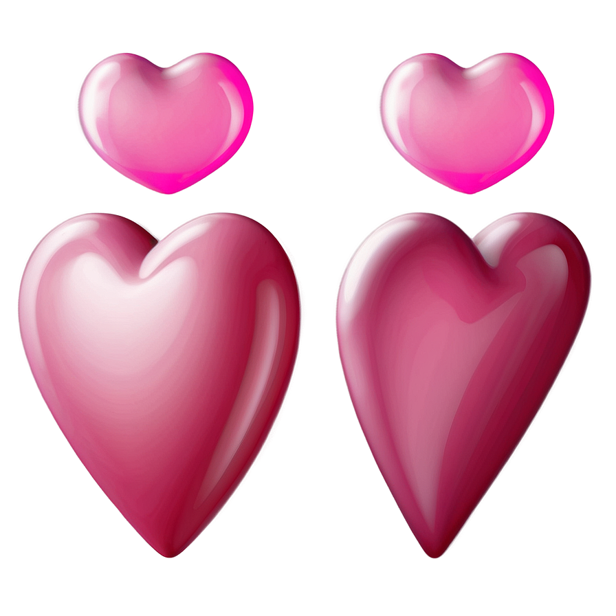 Heart-shaped Pink Emoji Png Gex