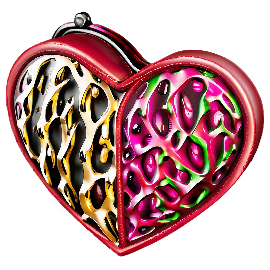 Heart Shaped Purse Png 05242024