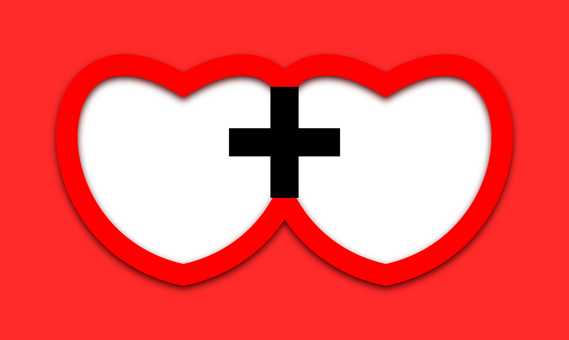 Heart Shaped Sunglasses Graphic