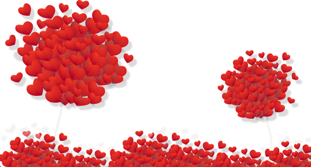 Heart Shaped_ Tree_ Illustration