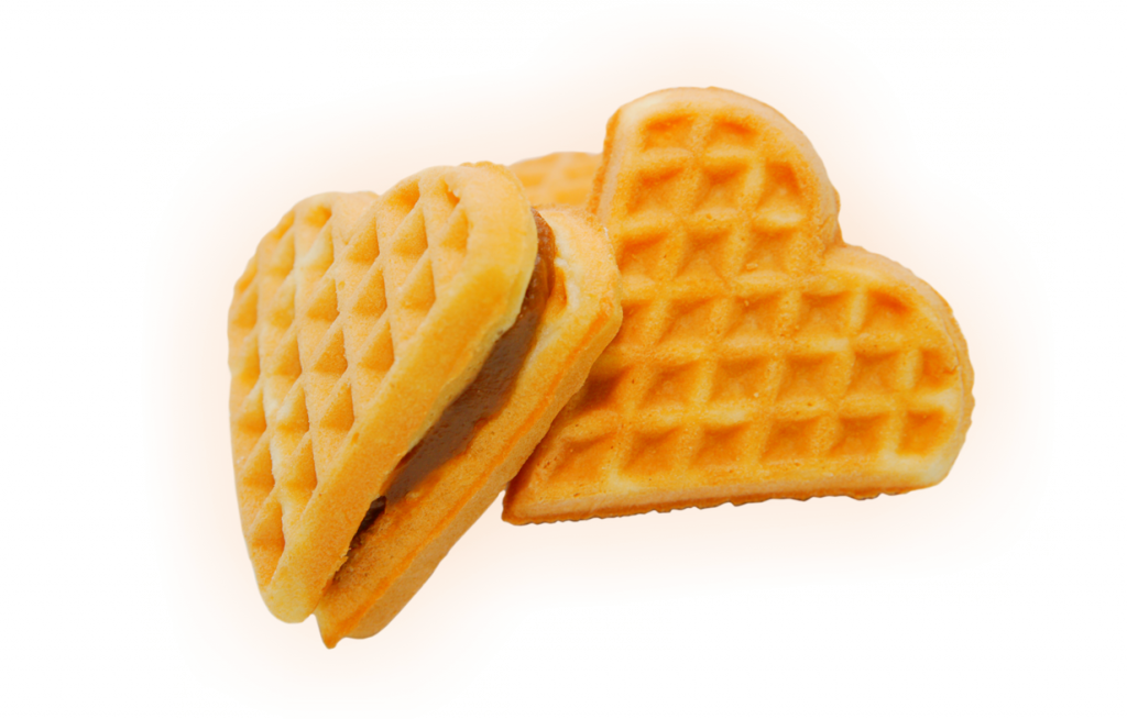 Heart Shaped Waffles