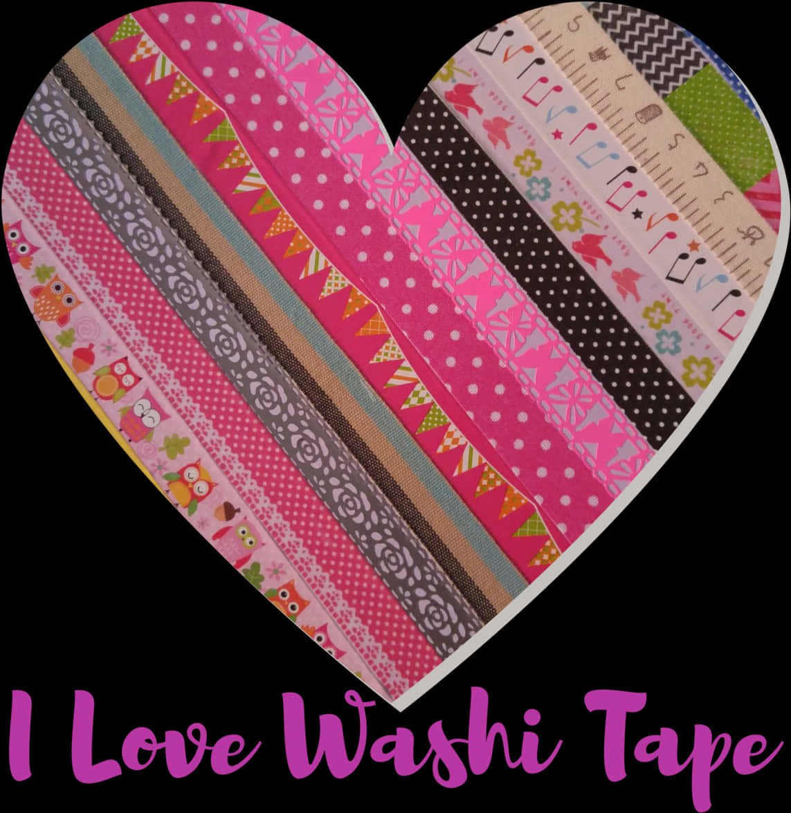 Heart Shaped Washi Tape Collection