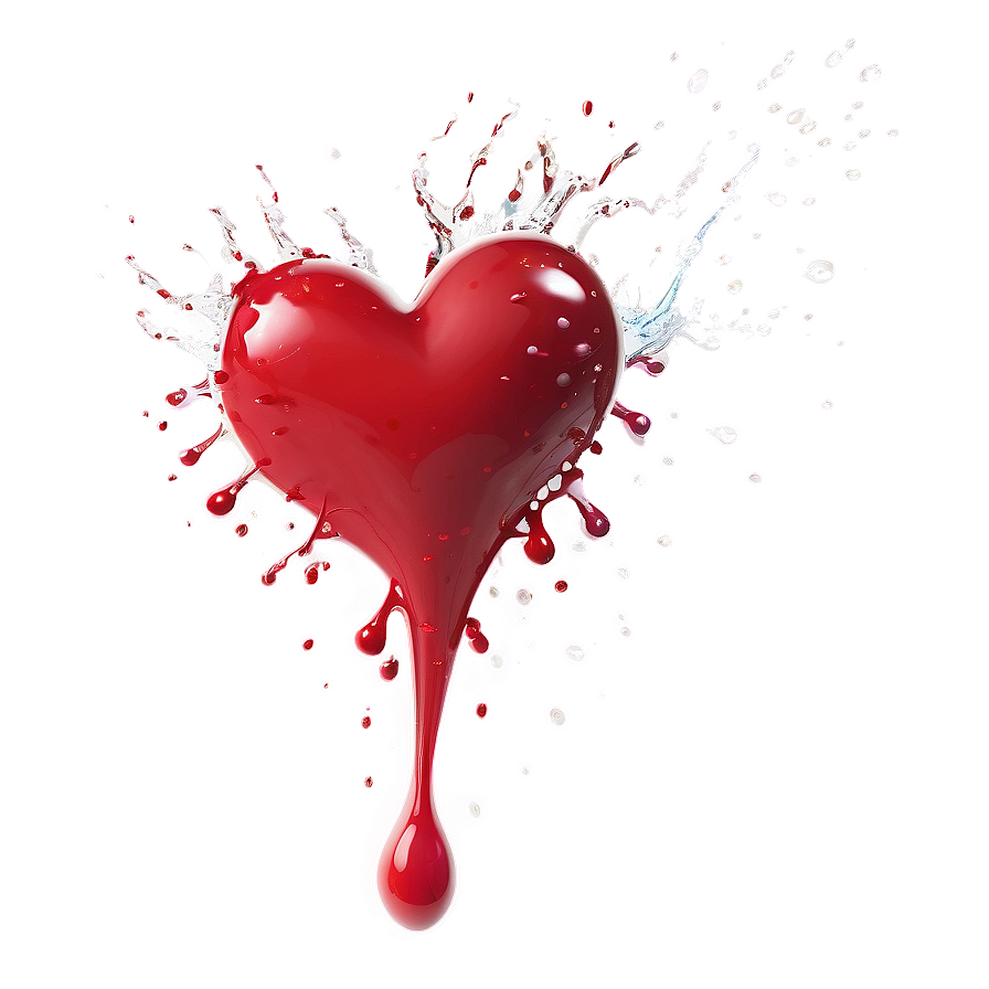 Heart Splash Transparent Png 97