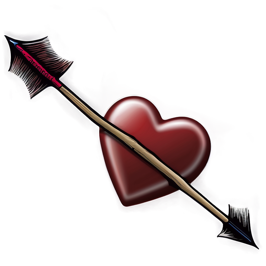 Heart With Arrow Png A