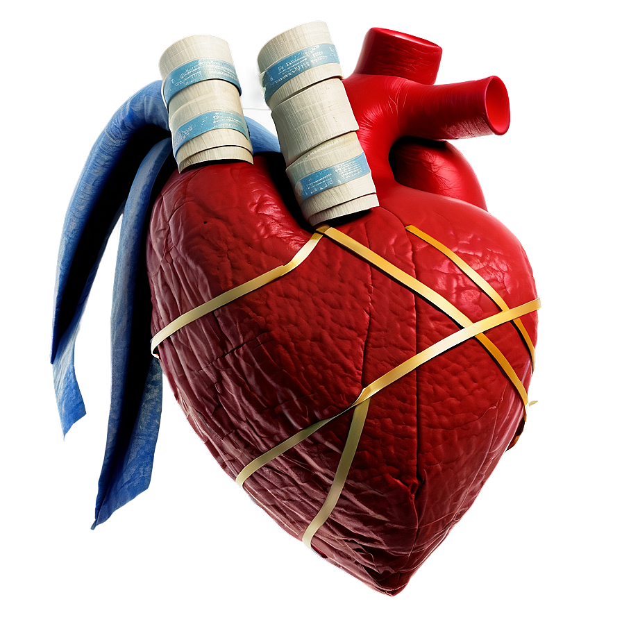 Heart With Bandage Png A