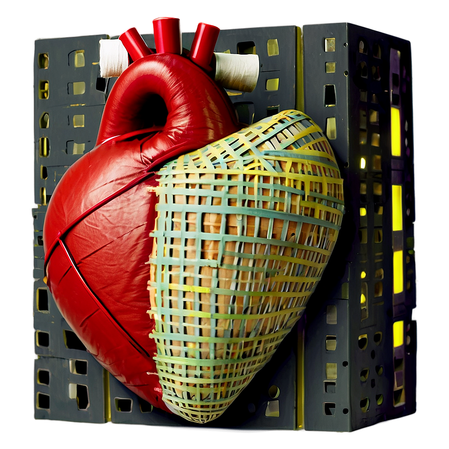 Heart With Bandage Png C