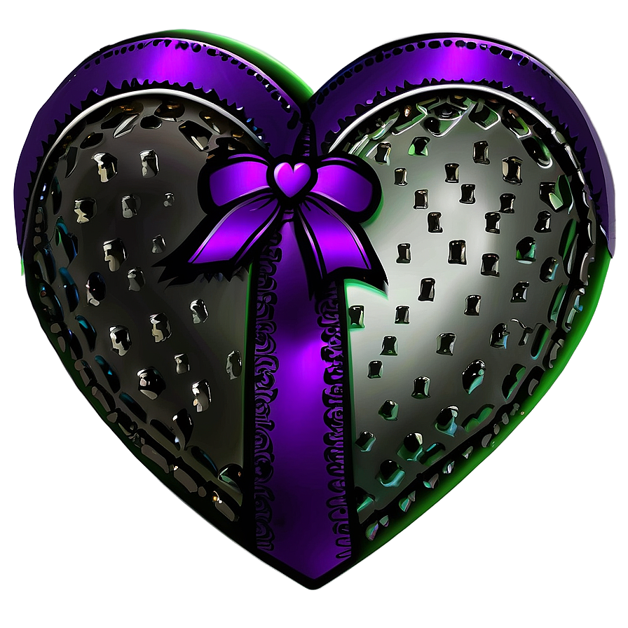 Heart With Ribbon Artwork Png Occ80