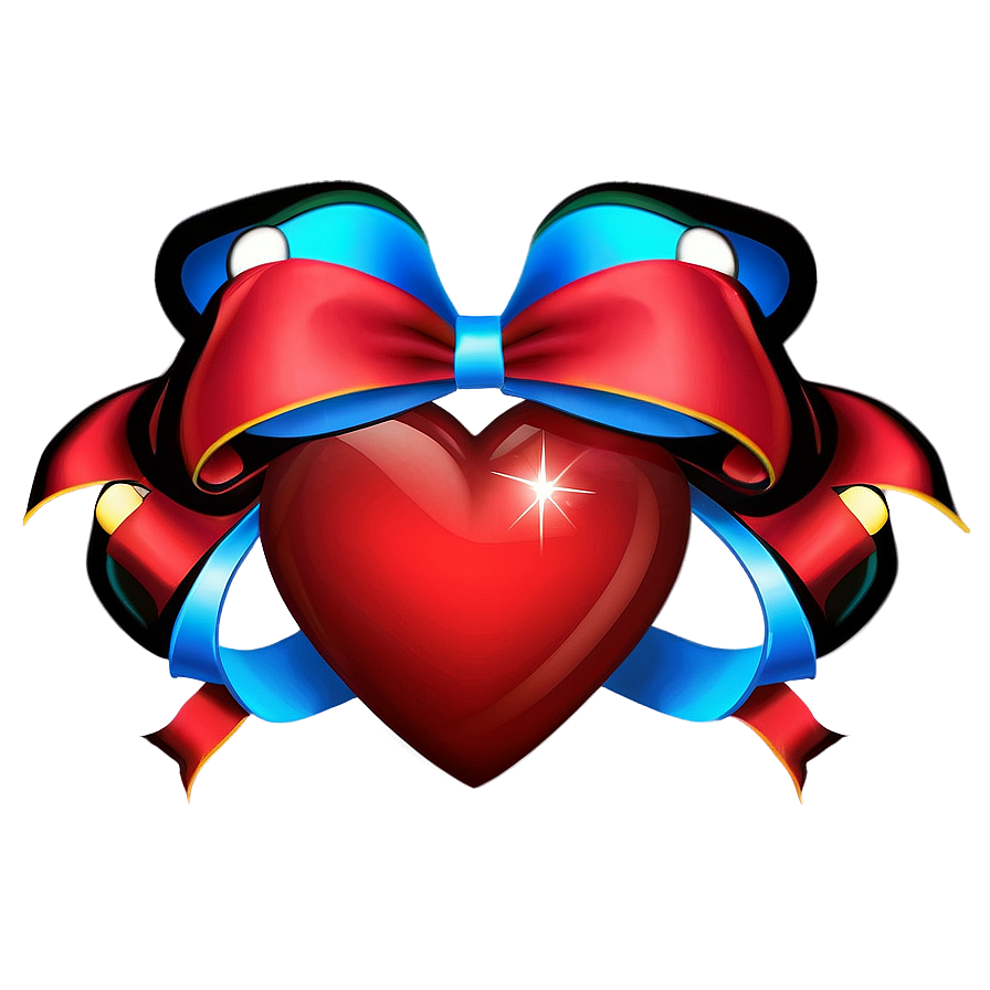 Heart With Ribbon Emoji Png Nra