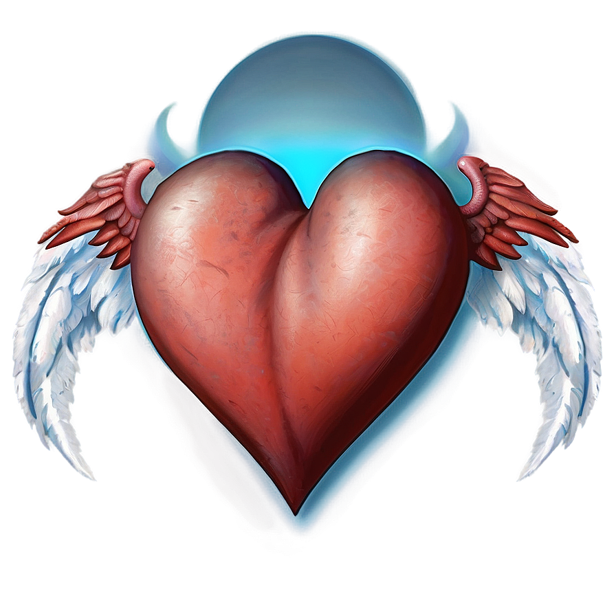 Heart With Wings Png C