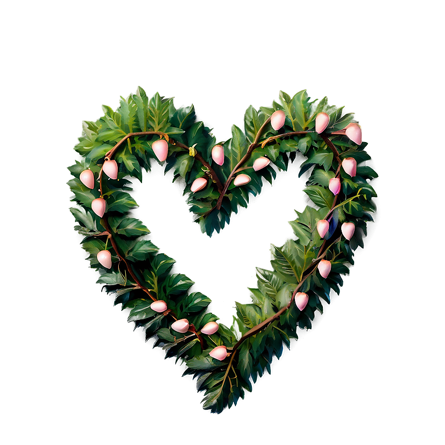 Heart Wreath Overlay Png Cmp42