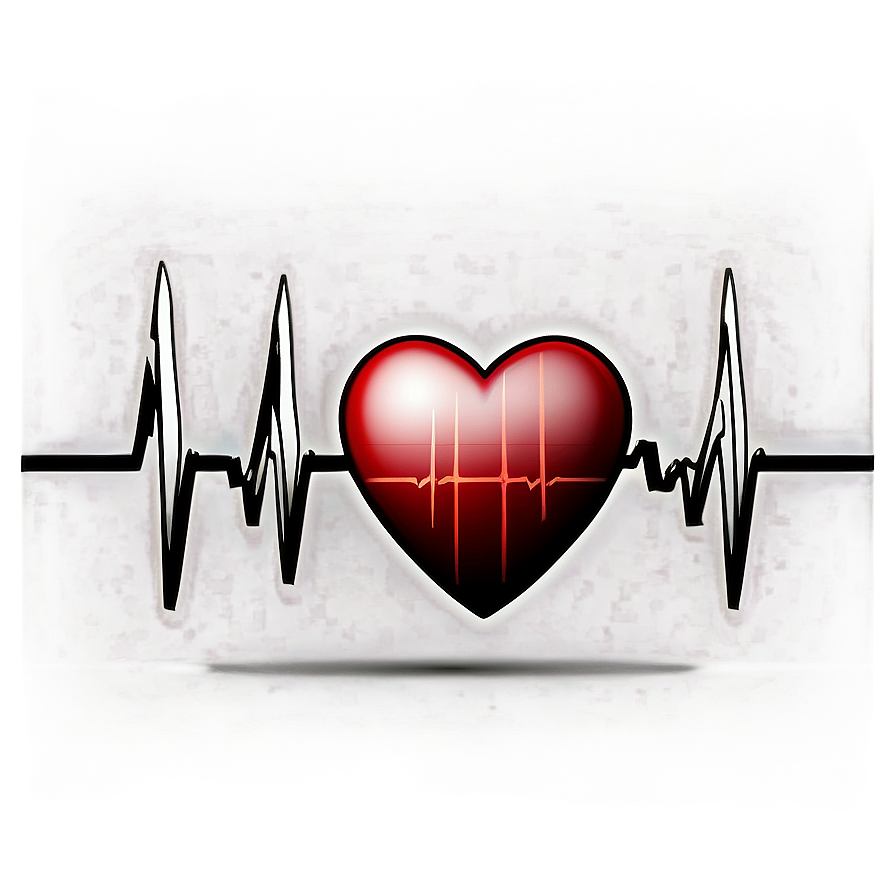 Heartbeat Line Illustration Png 54