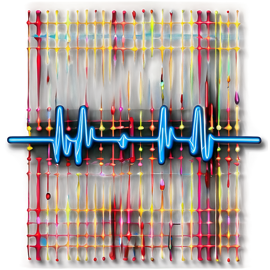 Heartbeat Line With Crosshatch Texture Png Igo61