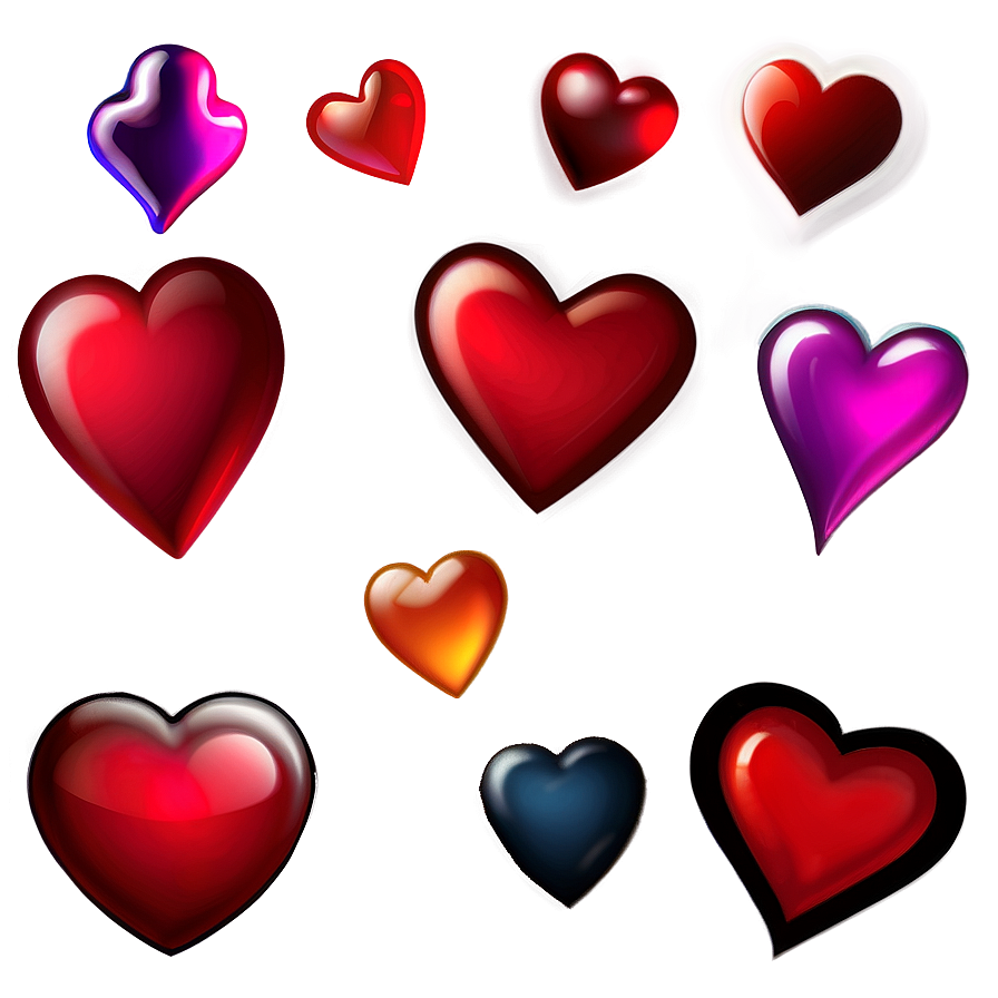 Hearts Emoji Png 78