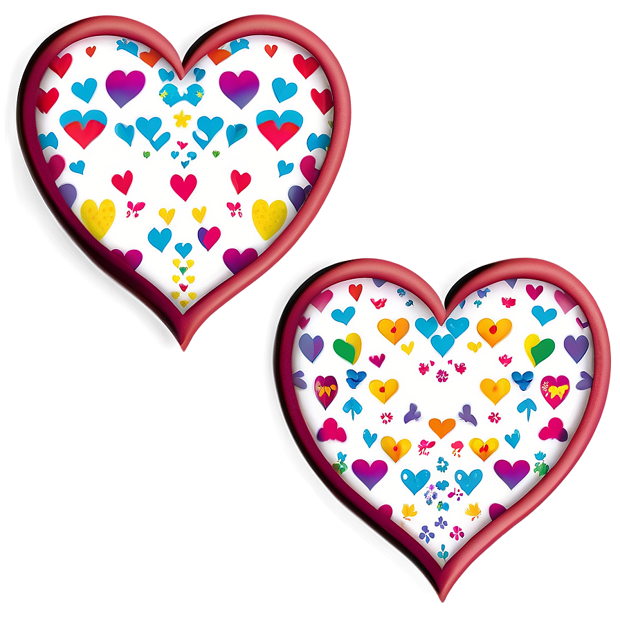 Hearts Pattern Png 11