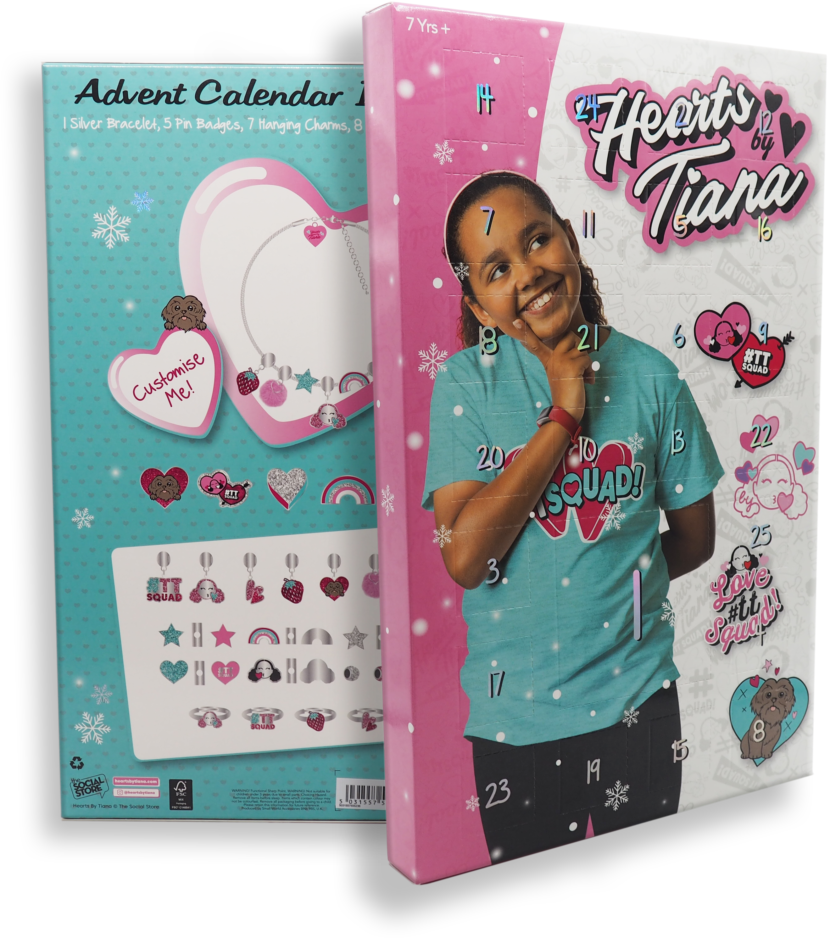 Heartsby Tiana Advent Calendar Packaging