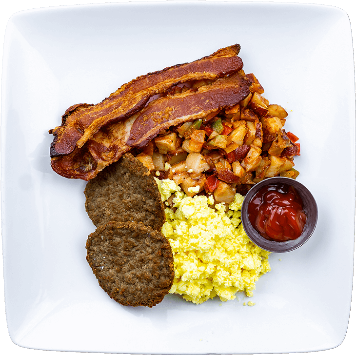 Hearty Traditional Breakfast Plate