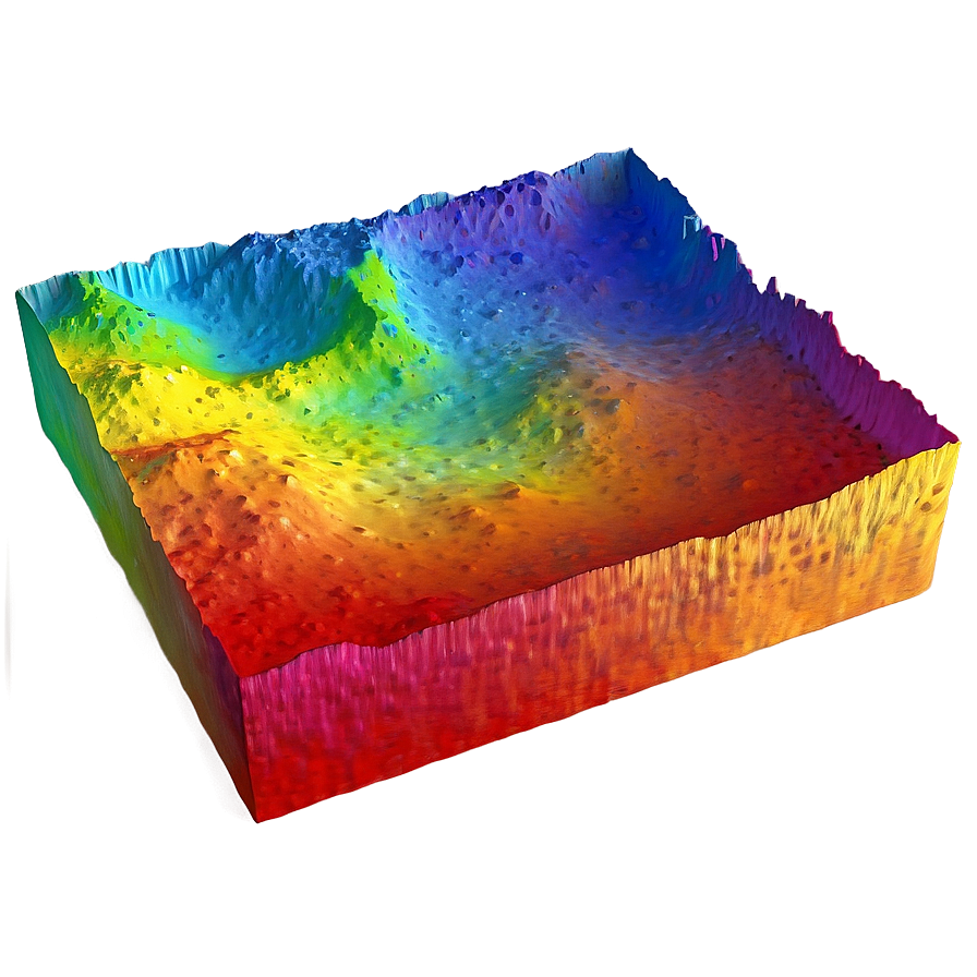 Heat Map In 3d Terrain Visualization Png Xwt53