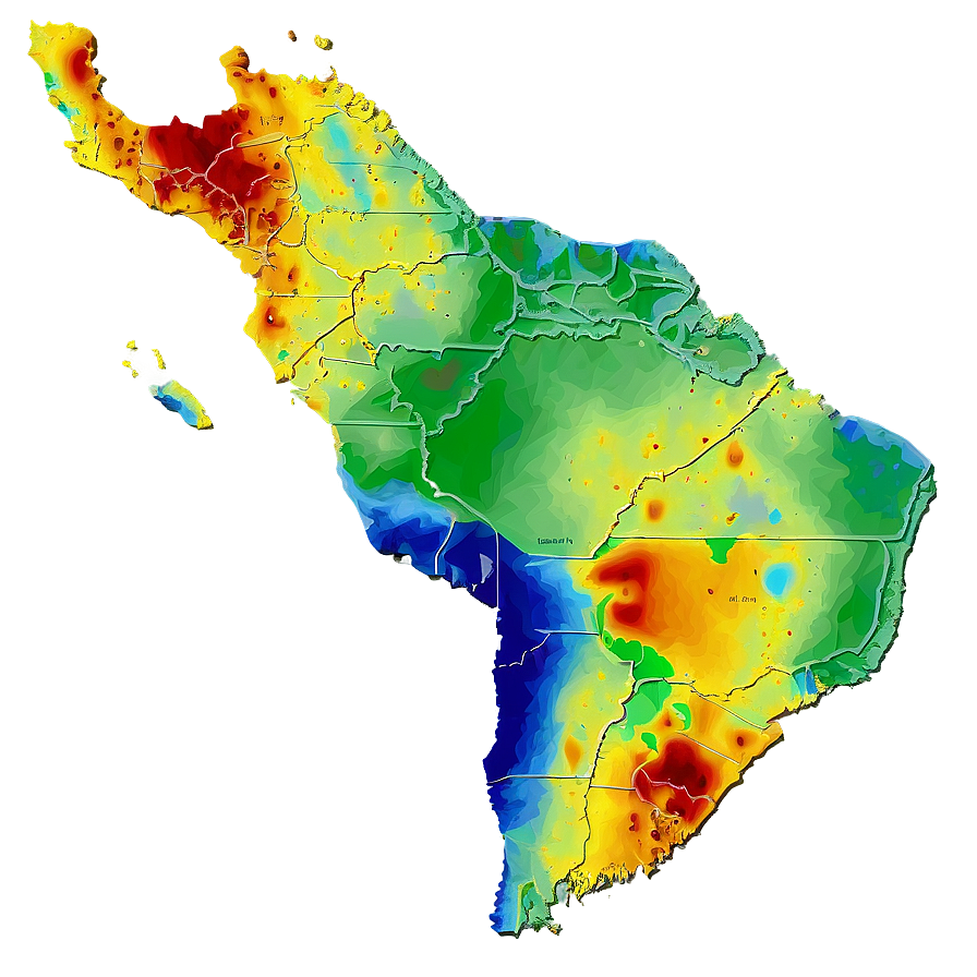 Heat Map Of Wildlife Migration Patterns Png 48