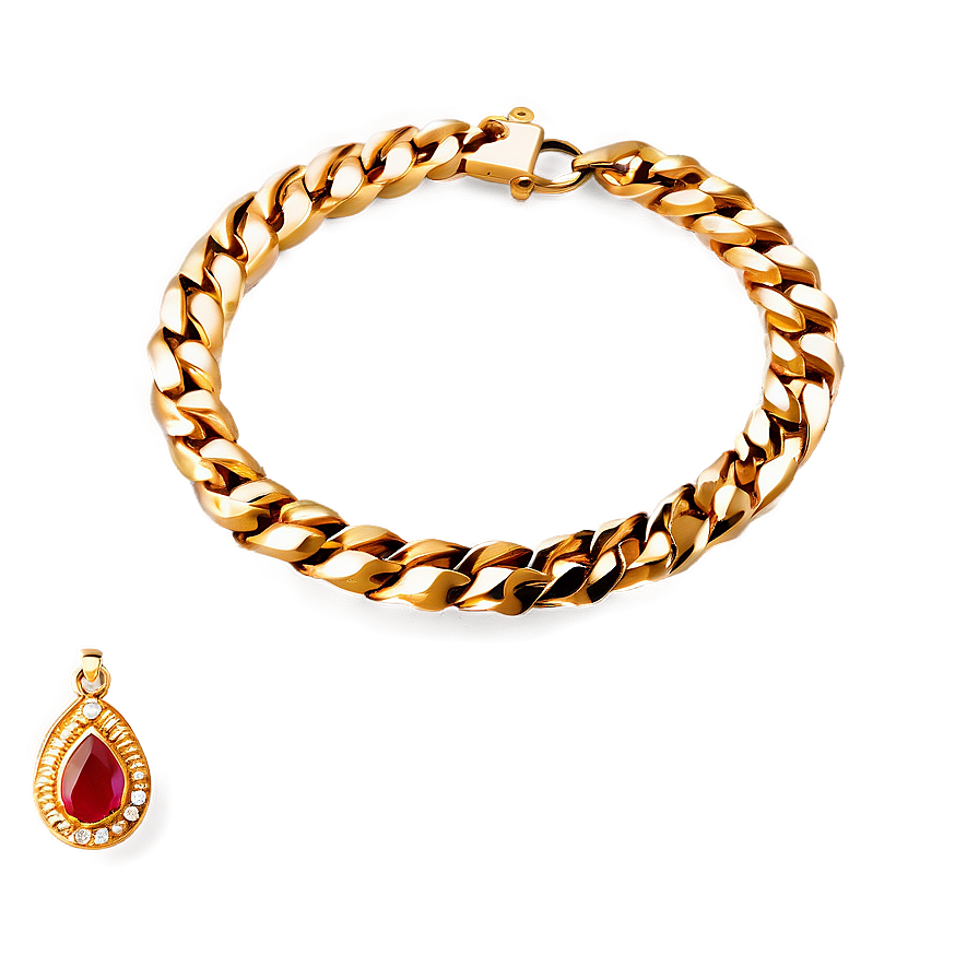 Heavy Gold Chain Png 05042024