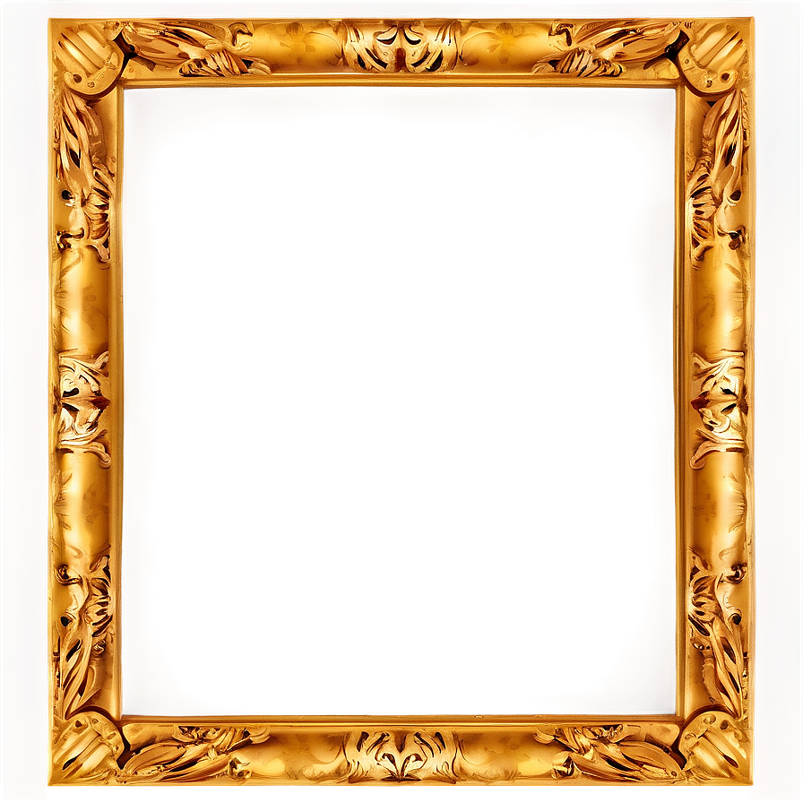 Heavy Gold Frame Png 28