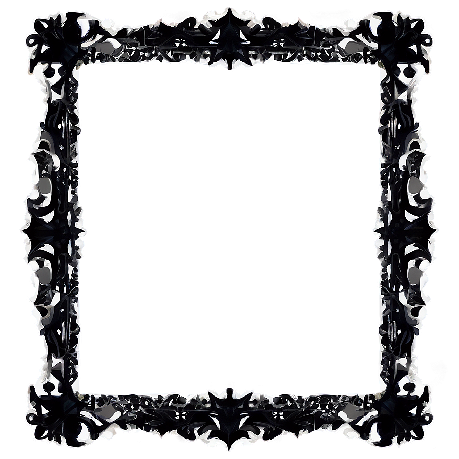 Heavy Gothic Frame Png Fuo