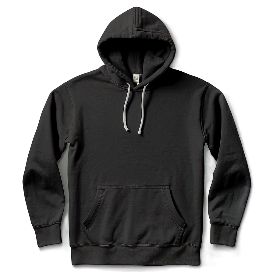 Heavyweight Black Hoodie Png Mrl