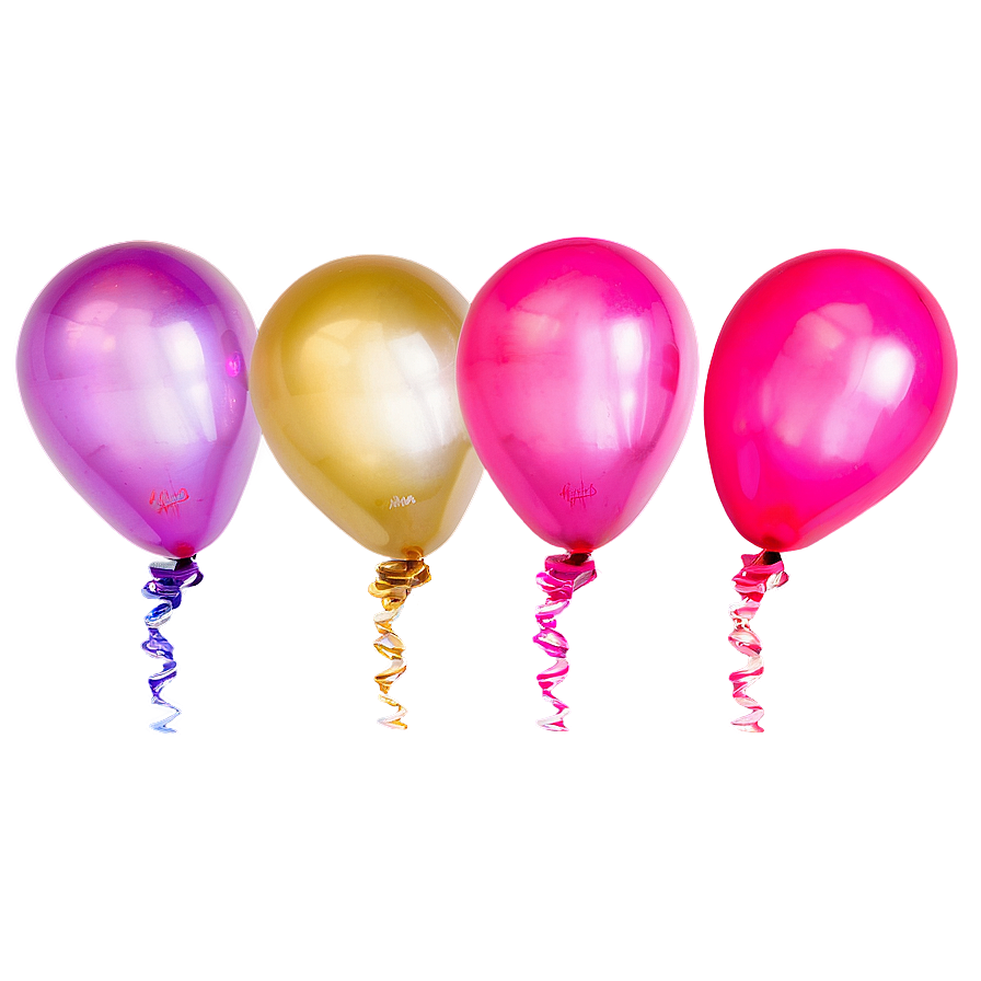 Helium Pink Balloons Floating Png 06122024