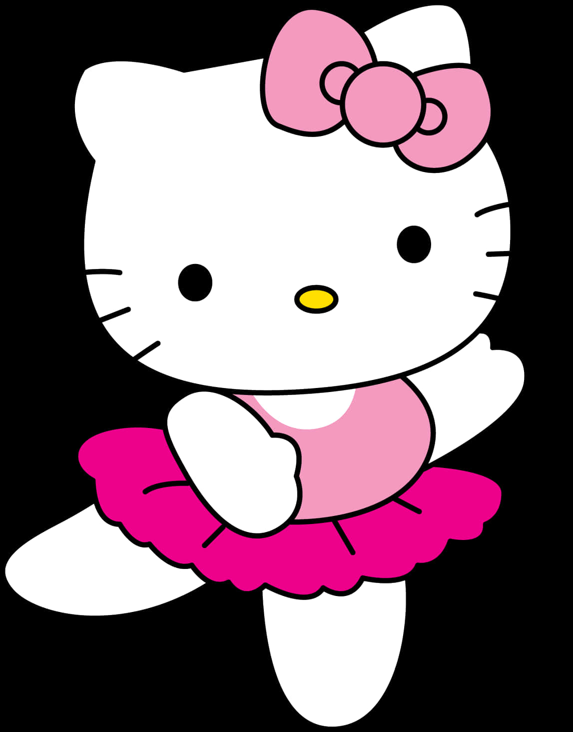 Hello Kitty Ballerina Vector