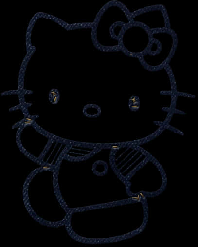 Hello Kitty Denim Texture