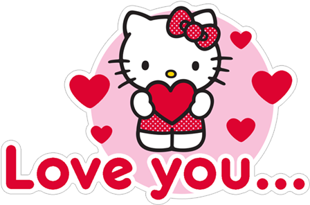 Hello Kitty Love You Graphic