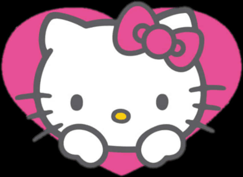 Hello Kitty Pink Heart Graphic