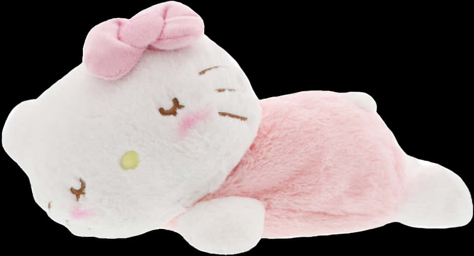 Hello Kitty Plush Lying Down