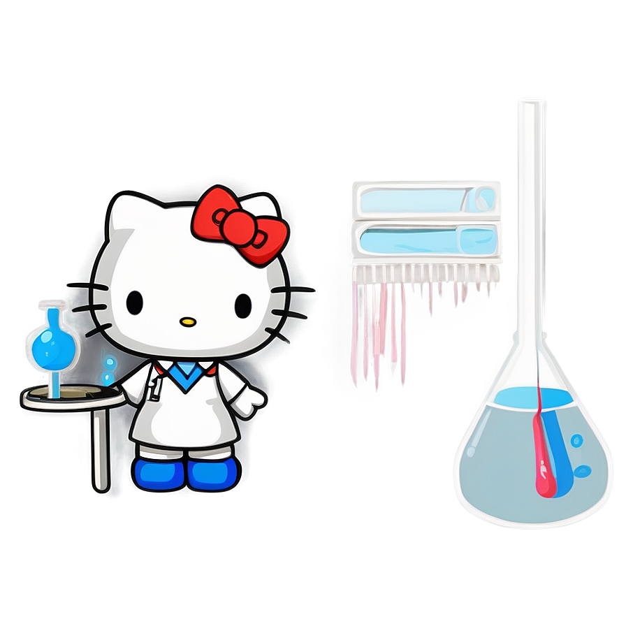 Hello Kitty Scientist Png Xui