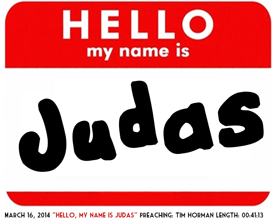 Hello My Name Is Judas Label