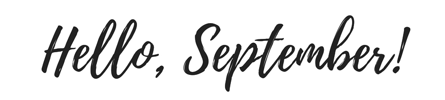 Hello September Calligraphy