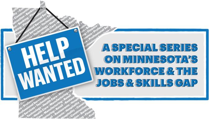 Help Wanted Sign Minnesota Workforce Series