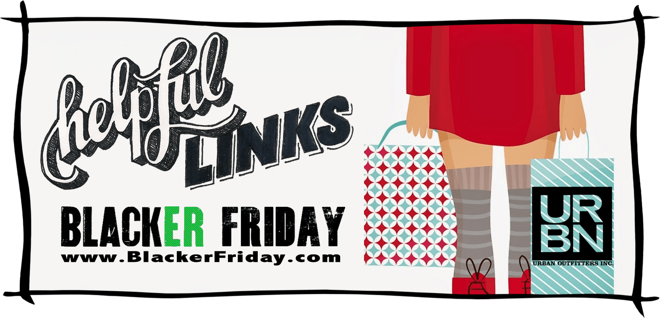 Helpful Links Black Friday Shopping Banner