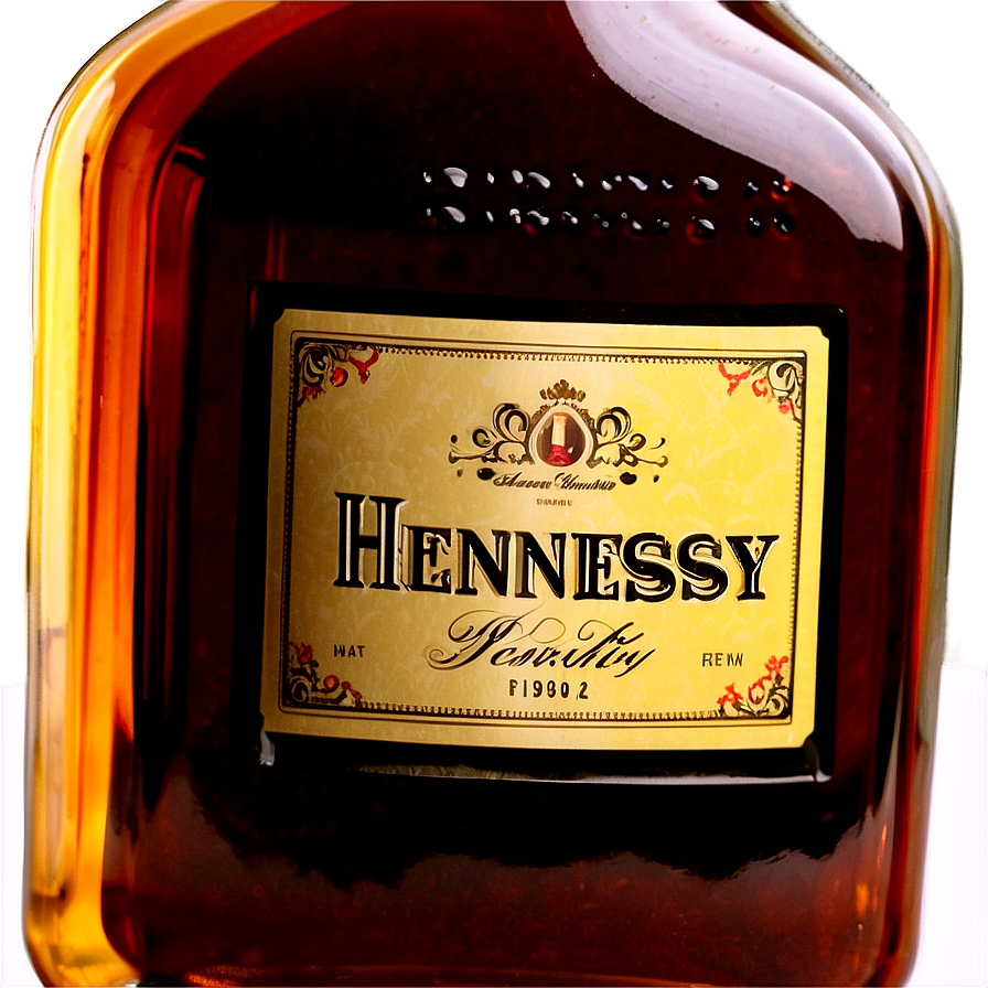 Hennessy Label Bottle Png Lnw69